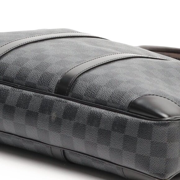 Louis Vuitton Porte Documents Voyage Briefcase Unisex New Used - Picture 5 of 10